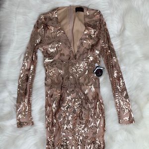 Sequence long sleeve dress